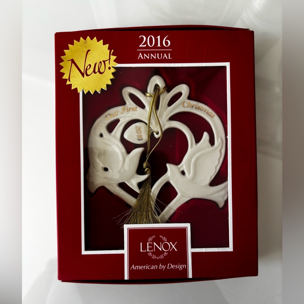 2016 Lenox Our First Christmas Together Ornament